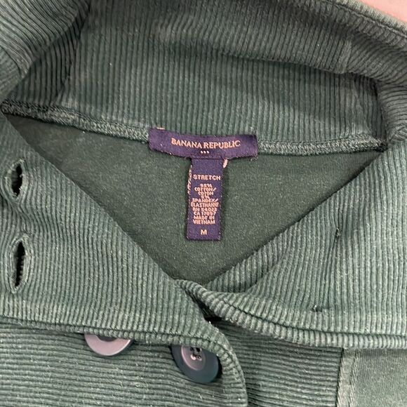 Banana Republic Stretch Green Sweater Women's Medium Top Sweatshirt - Picture 5 of 5